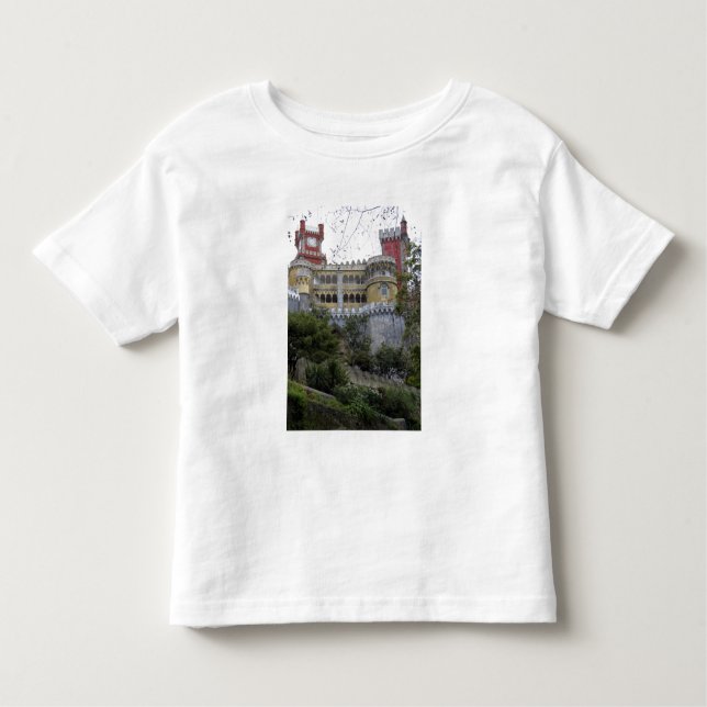 Camiseta Infantil Europa, Portugal, Sintra. O Pena Nacional 3 (Frente)