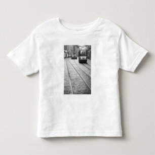 Camiseta Infantil Europa, Suíça, Berna. Pistas de bonde,