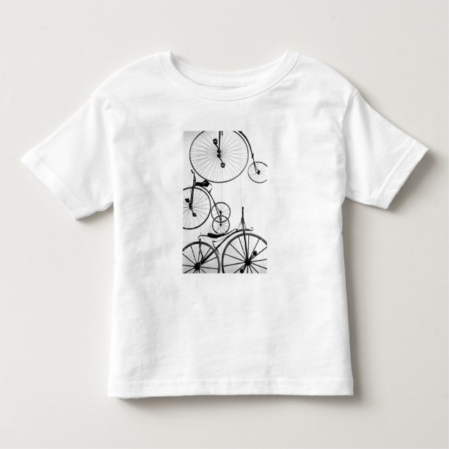 Camiseta Infantil Europa, Suiça, Lucerna. Visor de bicicleta, (Frente)