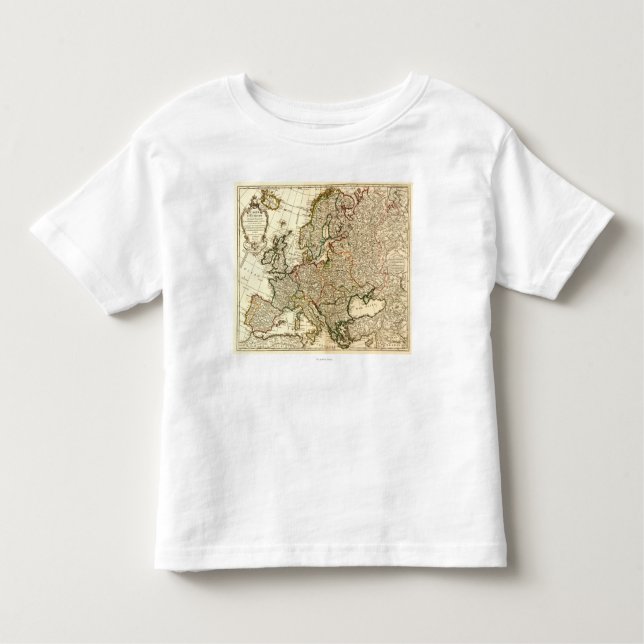 Camiseta Infantil EuropePanoramic MapEurope 2 (Frente)