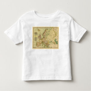Camiseta Infantil EuropePanoramic MapEurope 3