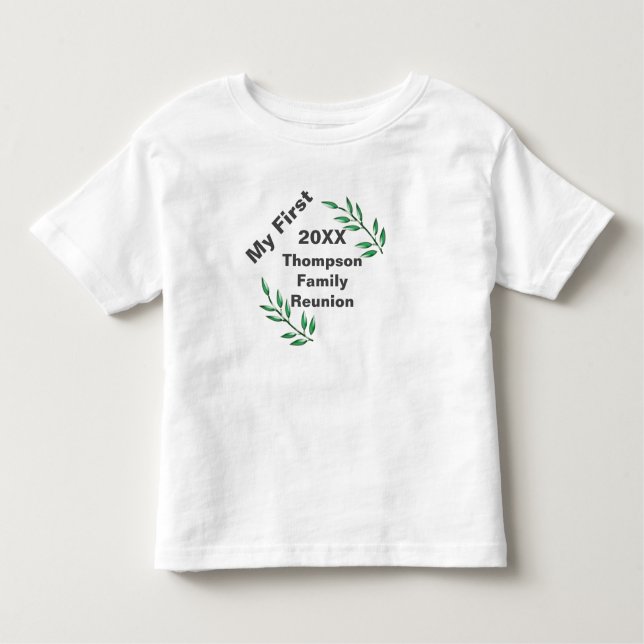 Camiseta Infantil Evento de Ramificações de Árvore de Reunião da Min (Frente)