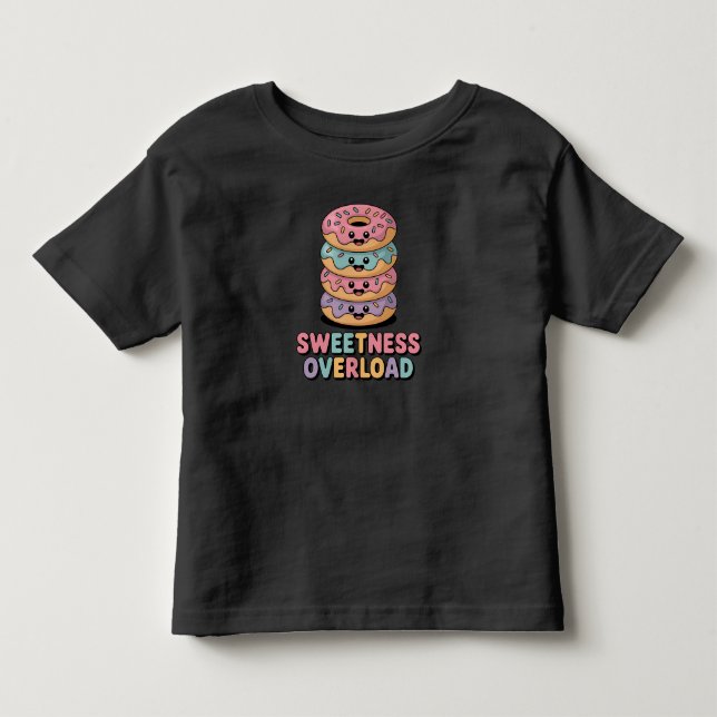 Camiseta Infantil Excesso de Doçura | Donut (Frente)