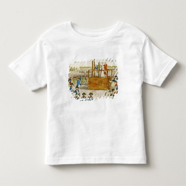 Camiseta Infantil Execução de Marie-Antoinette (Frente)
