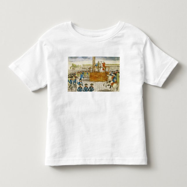 Camiseta Infantil Execução de Marie-Antoinette (Frente)