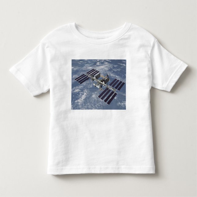 Camiseta Infantil Exibição 2 gerada por computador (Frente)