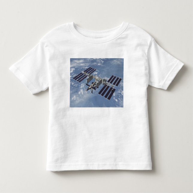Camiseta Infantil Exibição 3 gerada por computador (Frente)
