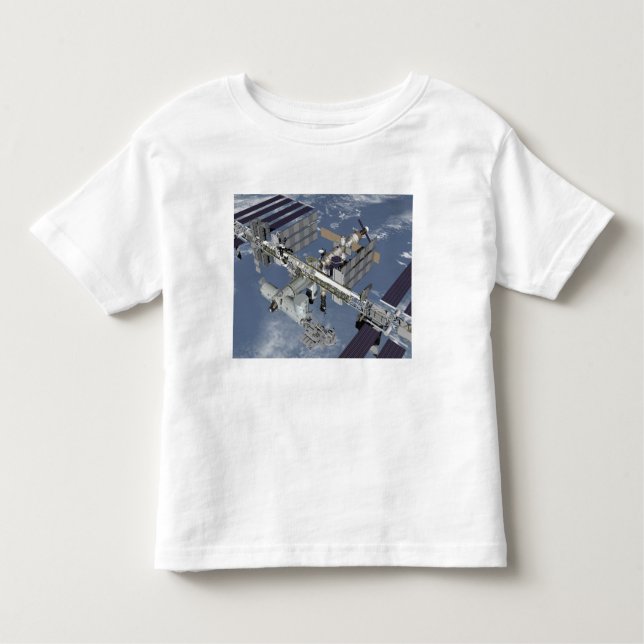 Camiseta Infantil Exibição 5 gerada por computador (Frente)