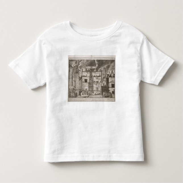 Camiseta Infantil Exibição da ilustração como as mangueiras de fogo (Frente)