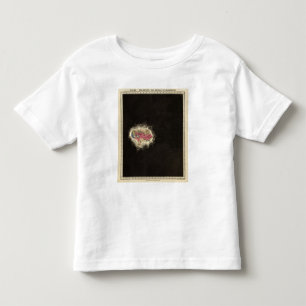 Camiseta Infantil Exibindo o império de Alexander 323 BC