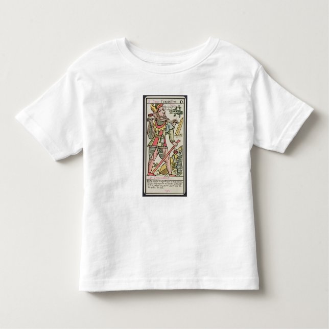 Camiseta Infantil Expiação, cartão de tarot, francês (Frente)