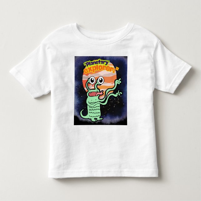 CAMISETA INFANTIL EXPLORADOR PLANETÁRIO (Frente)