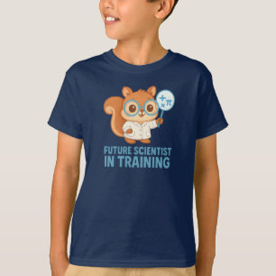 Camiseta Infantil Exploradora de STEM Animal"