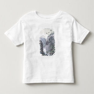 Camiseta Infantil Exploradores com expedição de Humboldt no basalt