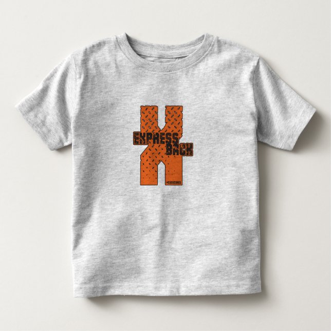 Camiseta Infantil Expresse para trás o T da criança (Frente)