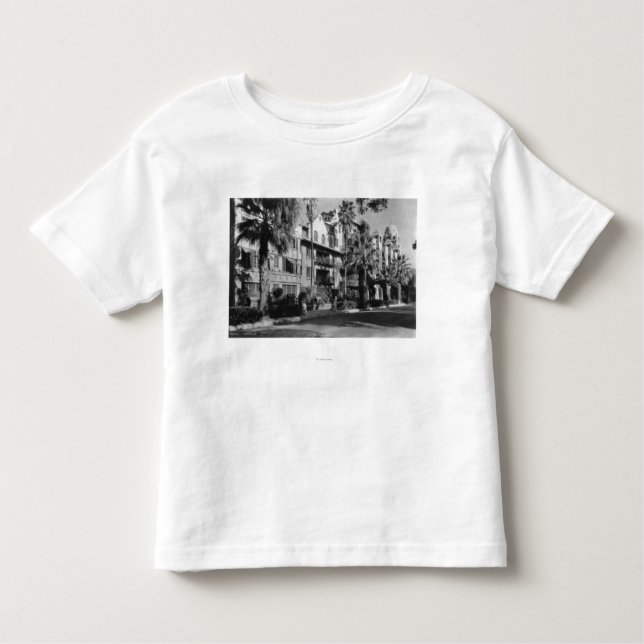 Camiseta Infantil Exterior da pensão da missão do beira-rio, (Frente)