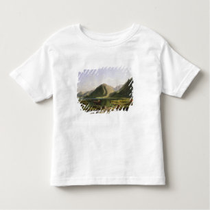 Camiseta Infantil Extremidade do lago Genebra, 1835 (óleo em canvas)
