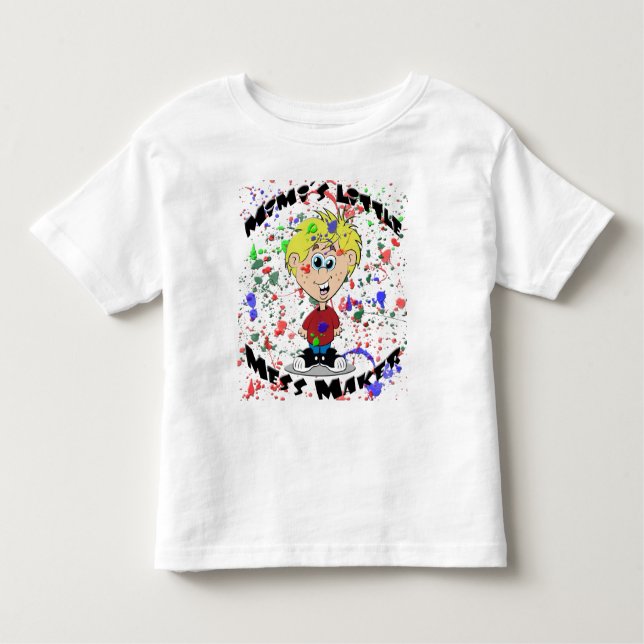 Camiseta Infantil Fabricante da confusão de Mimi pouco (Frente)