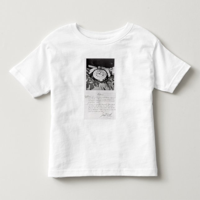 Camiseta Infantil Fac-símile do cronómetro do bolso (Frente)