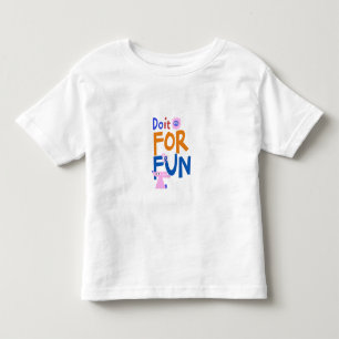 Camiseta Infantil Faça-O Por Divertimento: Joyful Play Graphic