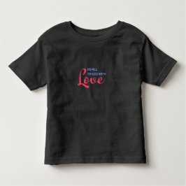 Camiseta Infantil Faça todas as coisas com amor - citação inspirador