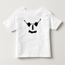 Camiseta Infantil face sorridente com óculos escuros