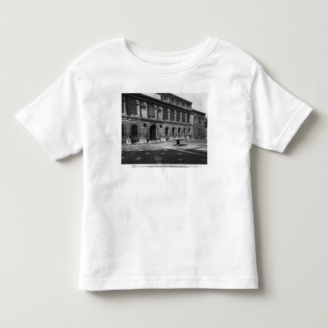 Camiseta Infantil Fachada da biblioteca (Frente)