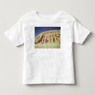 Camiseta Infantil Fachada do templo de Ramesses II
