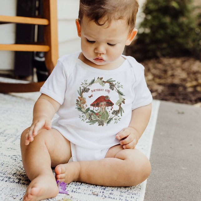 Camiseta Infantil Fada de Floresta Mágica de Outono | Aniversário (Criador carregado)