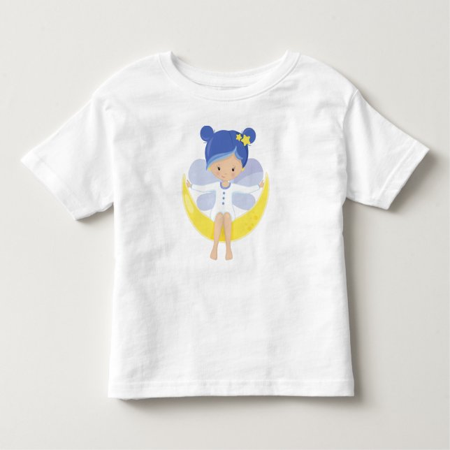 Camiseta Infantil Fada De Stardust, Fada Na Lua, Fada Fácil (Frente)