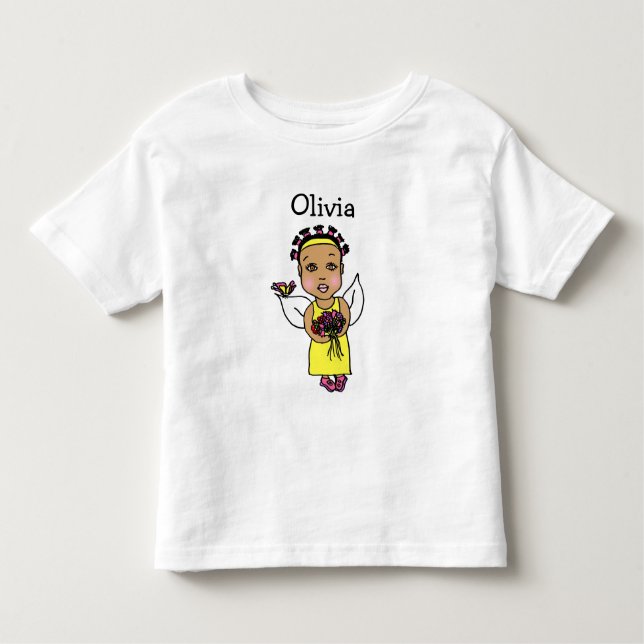 Camiseta Infantil Fada Espanhola-Americana Cuta Arte Folical (Frente)