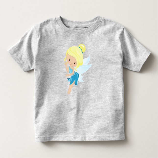 Camiseta Infantil Fada Fácil, Fada Mágica, Fada Florestal, Cabelo Lo (Frente)