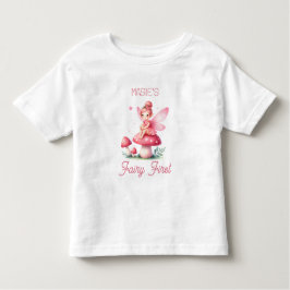 Camiseta Infantil "Fada Fácil Primeiro" Primeiro Passo Aniversário