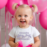 Fada Roxa Primeira Baga Primeiro Aniversário