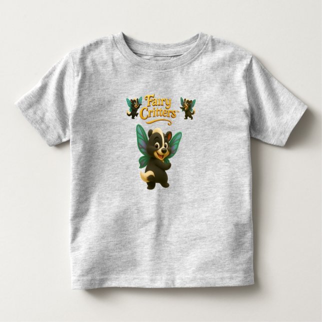 Camiseta Infantil Fairy Critters™ Fairy Skunk Lil Stinker (Frente)