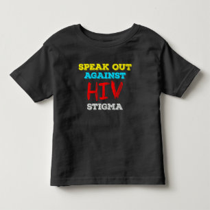 Camiseta Infantil Fale Contra o Estigma do HIV - Sensibilização para