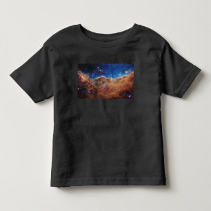 Camiseta Infantil Falésias Cósmicas Nebulosa Carina Espaço Telescópi