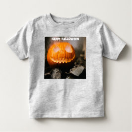 Camiseta Infantil Fall do Halloween Fall Spooky Orange Witch Pumpkin