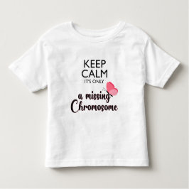 Camiseta Infantil Falta de reconhecimento da síndrome de Chromosome