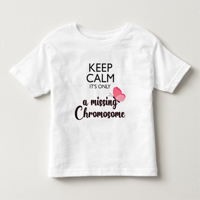 Camiseta Infantil Falta de reconhecimento da síndrome de Chromosome  (Frente)