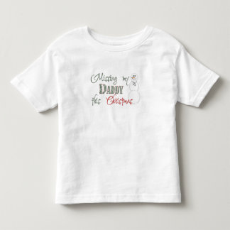 Camiseta Infantil Faltando meu pai este Natal