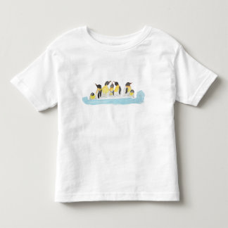 Camiseta Infantil Família de Pinguins