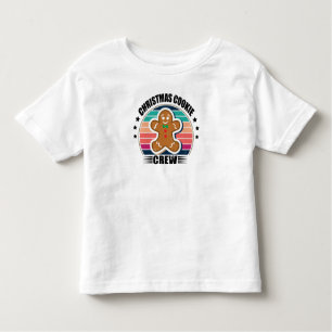 Camiseta Infantil Família de Tripulações de Comida de Natal
