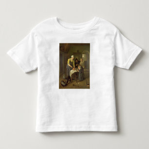 Camiseta Infantil Família do camponês no tempo da refeição, c.16