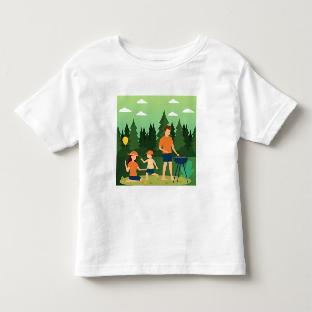 CAMISETA INFANTIL FAMÍLIA PICNIC (Frente)