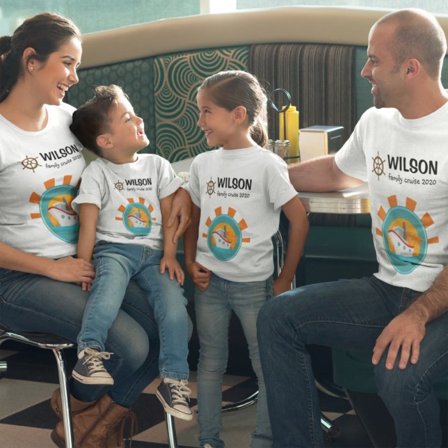 Camiseta Infantil Family Cruise Vacation Matching Travel (Criador carregado)