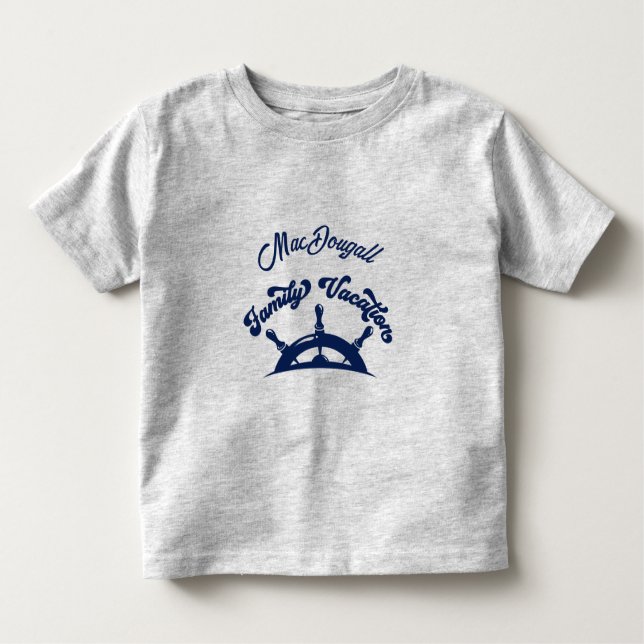 Camiseta Infantil Family Vacation Matching Cruise T-Shirt (Frente)