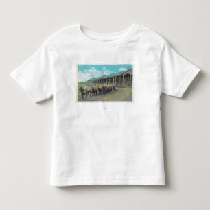 Camiseta Infantil Famosa Banda de cowboy no Round-Up