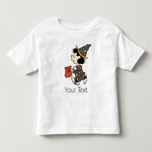 Camiseta Infantil Fantasias de Bruxa Lucy Peanuts Halloween