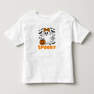 Camiseta Infantil Fantasma Assustador de Halloween